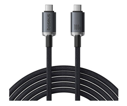 Kabel USB Baseus Kabel USB-C do USB-C Crystal Shine 100W 1,5m 20Gb